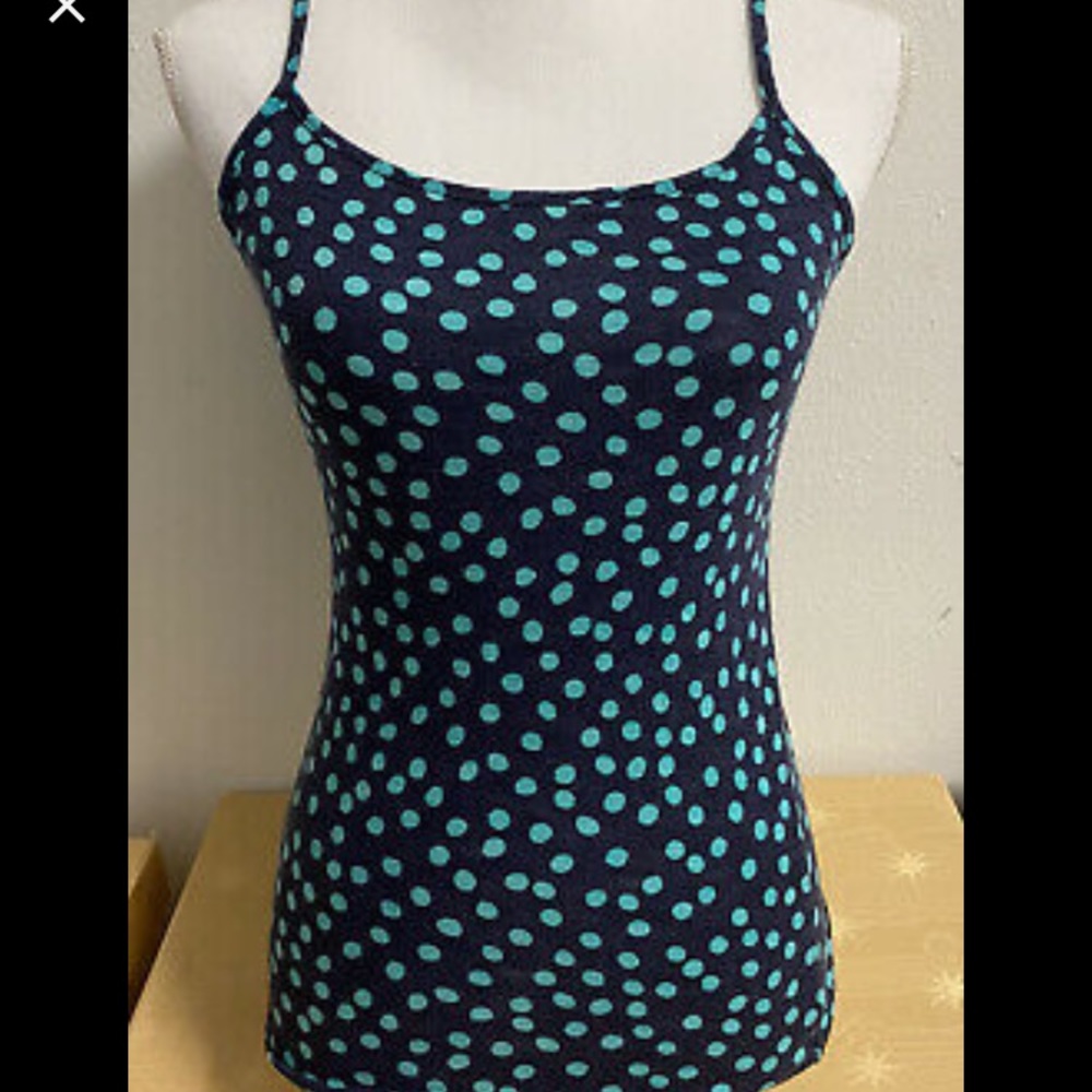 Loft large polka dot tank